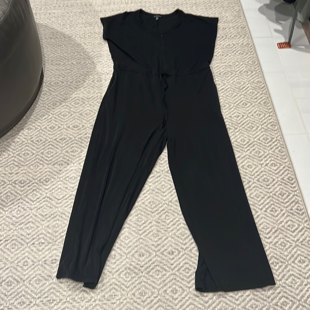 Eileen Fisher Classic Black Jumpsuit